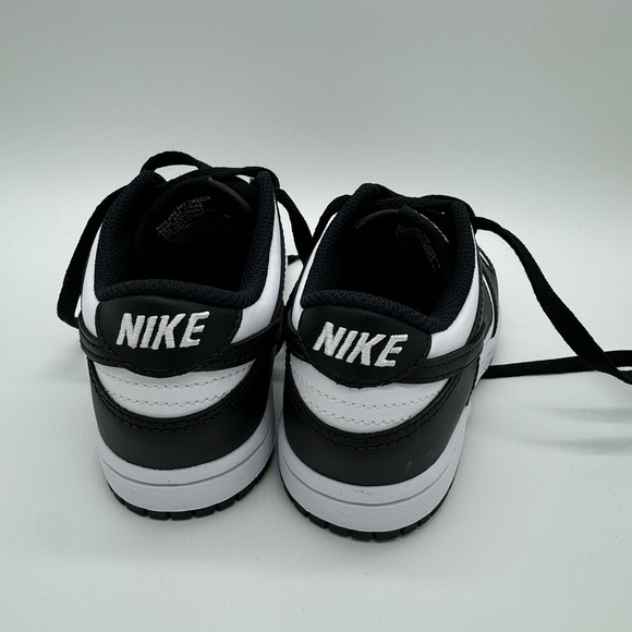 Nike Dunk Low Panda Black/White 12.5c Kids Sneakers NEW - Picture 5 of 9